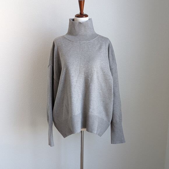 Commense Sweaters - Commense Cloudless Sky Turtleneck Knit Oversized Long Sleeve Sweater, size M